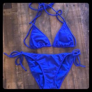 Neon Royal Blue Bikini